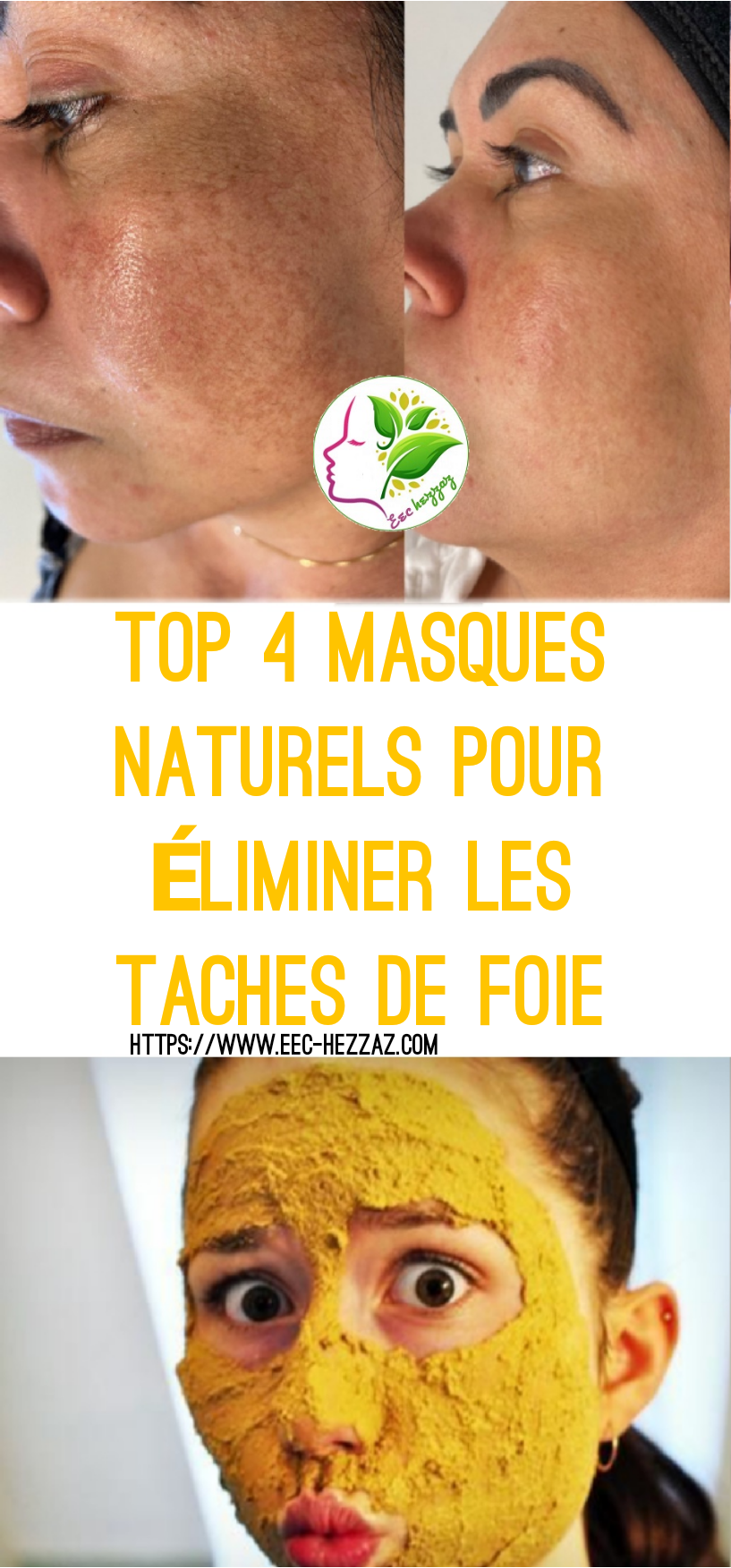 Top 4 masques naturels pour éliminer les taches de foie