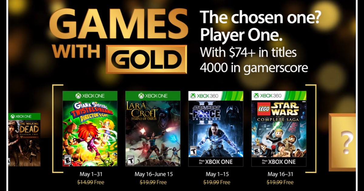 Video Gamer's Tribune Xbox Live Free Games of May 2017 Not for