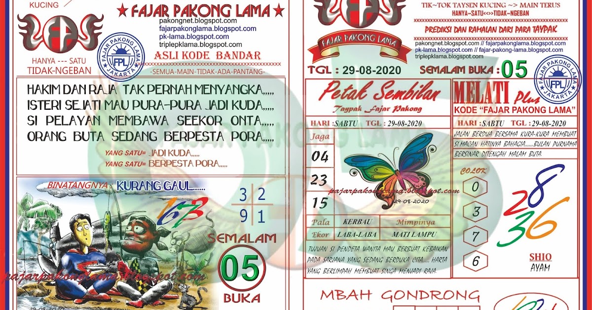 Syair Hk Pangkalantoto 29 Oktober 2020 Terbaru