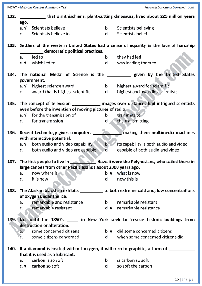 adamjee-coaching-mcat-english-english-structure-mcqs-for-medical-entry-test