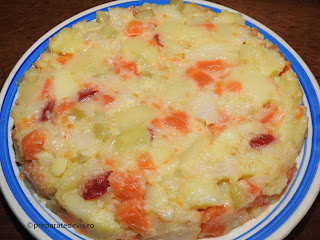 Salata de boeuf de post reteta salată a la russe cu maioneza de post din legume aperitive garnituri salate mancare vegetariana,