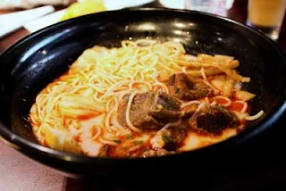 Ramen Noodle with Peppered Goat Meat