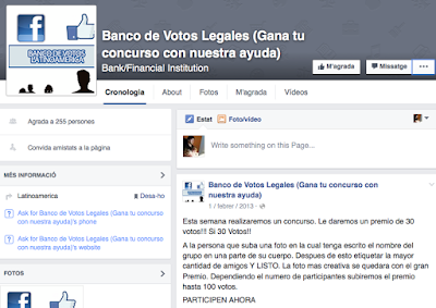Concursos de Facebook, com aconseguir més likes
