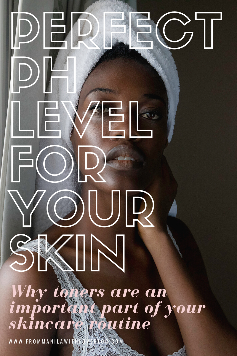 image of a beautiful black woman with a towel on her haid and touching her bare face