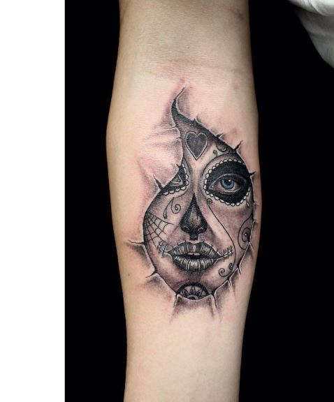 Day Of The Dead Tattoos