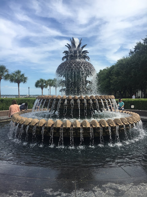 Pineapple Fountain in Charleston SC