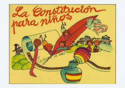 La Constitución Española para niños.