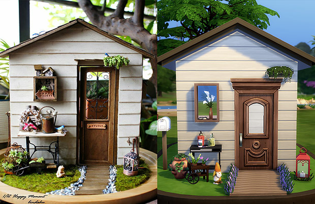 Tiny Houses - The Sims 4 (Tiny Unfurnished) - TodaSims