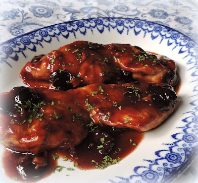 Black Cherry Sauced Turkey Steaks