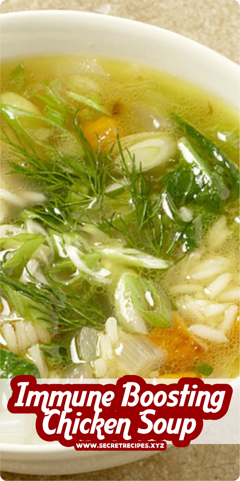 IMMUNE BOOSTING CHICKEN SOUP Recipe Spesial Food