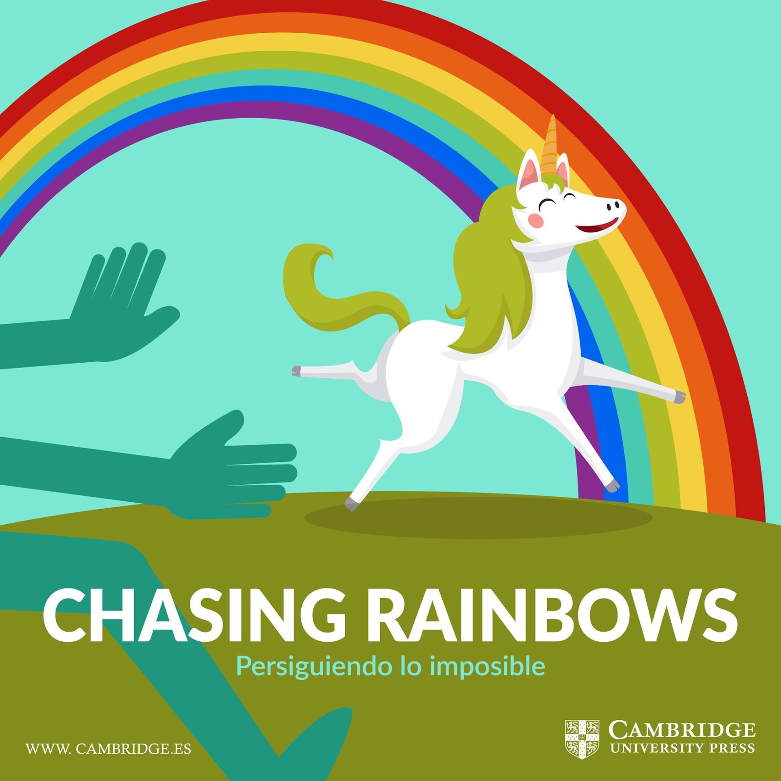 English is everywhere Chasing rainbows