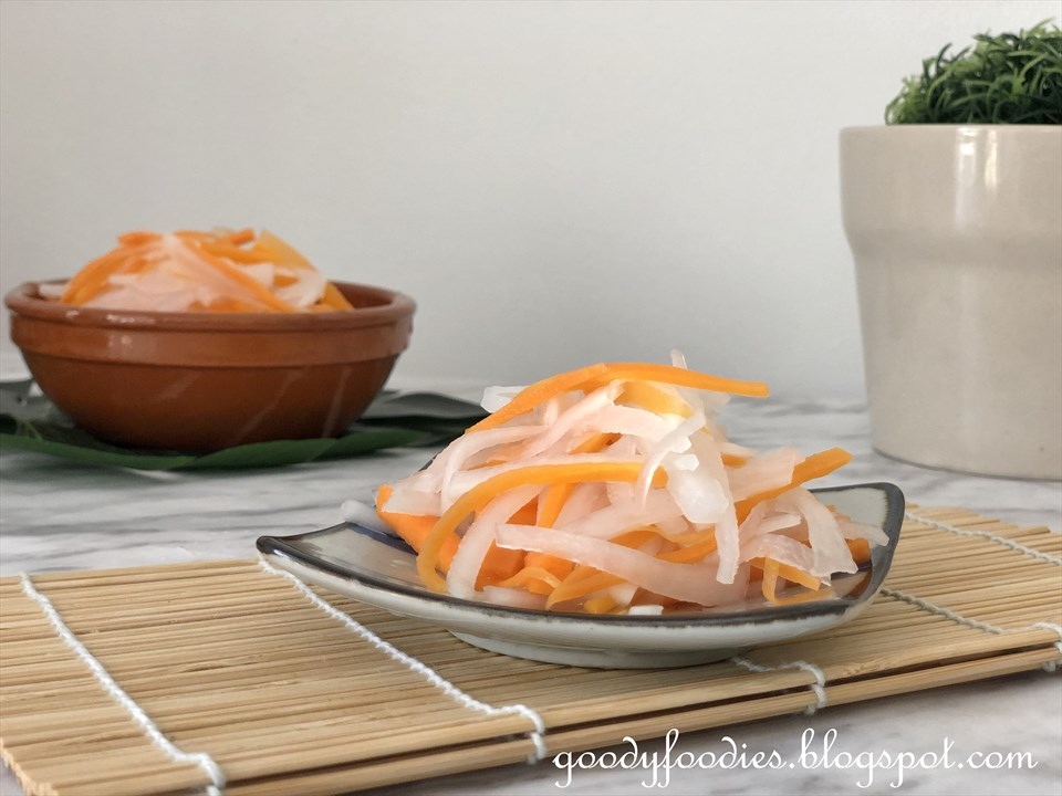 GoodyFoodies Recipe Vietnamese Pickled Carrot & Daikon
