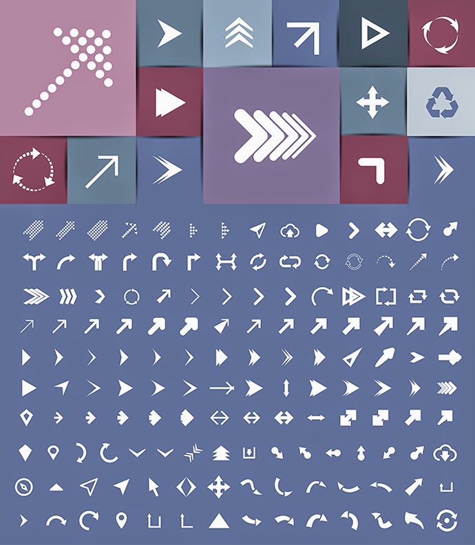 Arrow Collection ~ vector graphic free downloads.