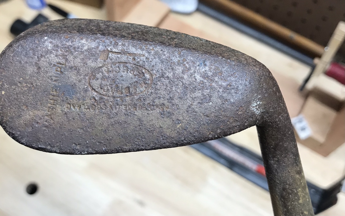 Hickory Golf Club Repair Clubhead Rust Removal And Prevention Hickory Hack 2