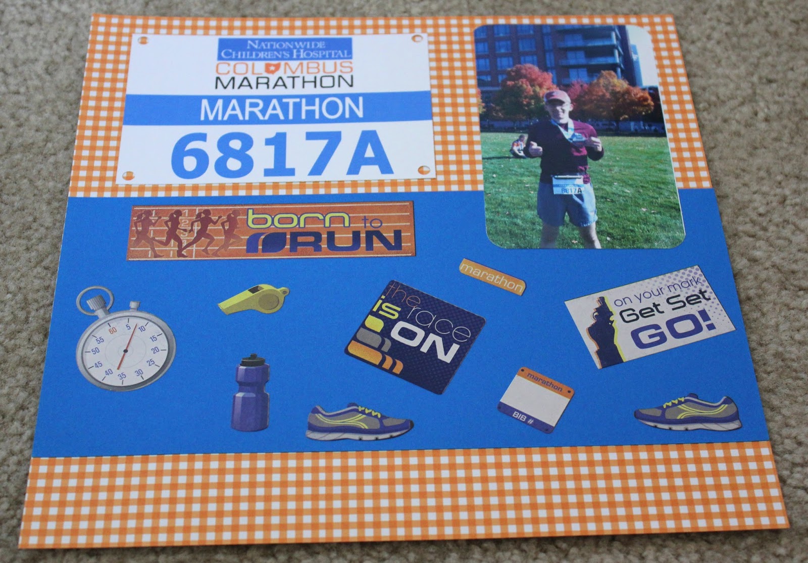 B.A. in Housewifery Easy Scrapbooking Columbus Marathon