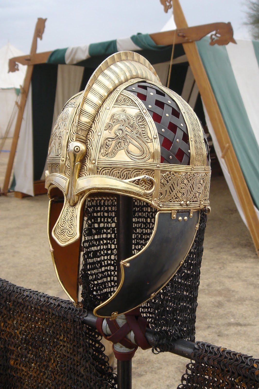 Diligent Dwarves Things I've made Tale of the two Vendel helmets