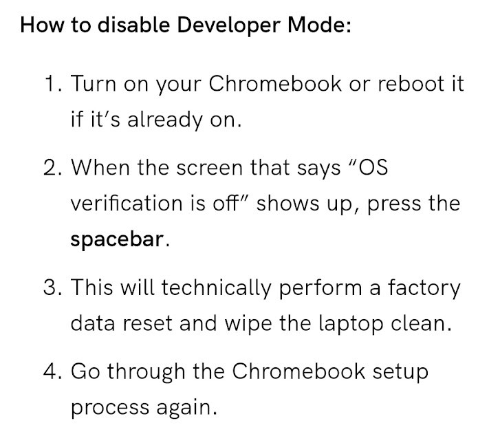 [Latest*]how to turn on chrome os developer mode(safe mode) Tech2wire