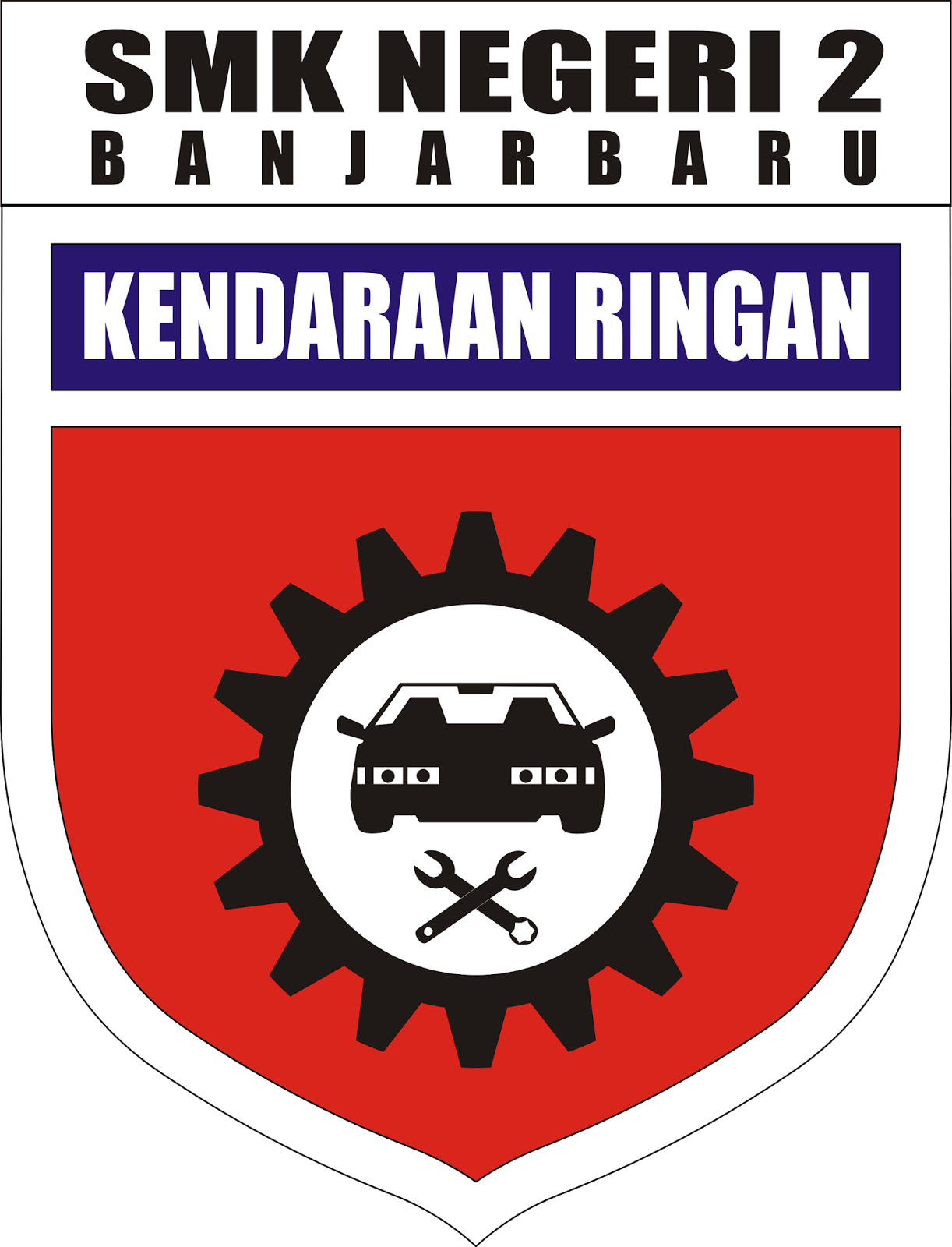 LOGO JURUSAN DI SMKN 2 BANJARBARU