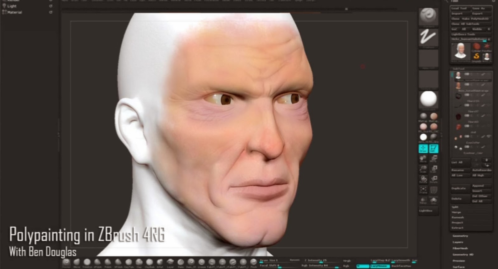 polipaint in zbrush