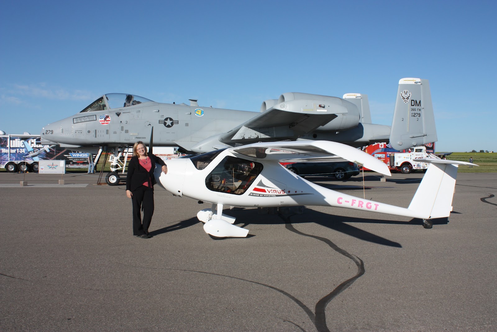 Flying in a Pipistrel: To and From Oshkosh, flying adventure