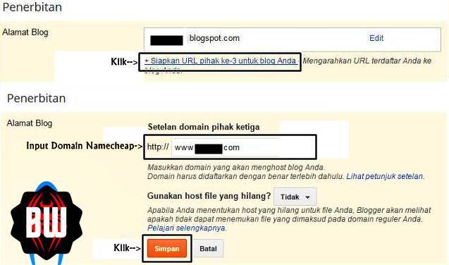 Cara Setting Domain Namecheap untuk Blog