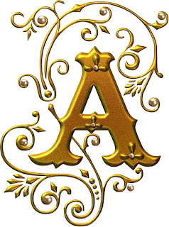 Abecedario Dorado Cuento de Hadas. Golden Alphabet for Fairy Tails