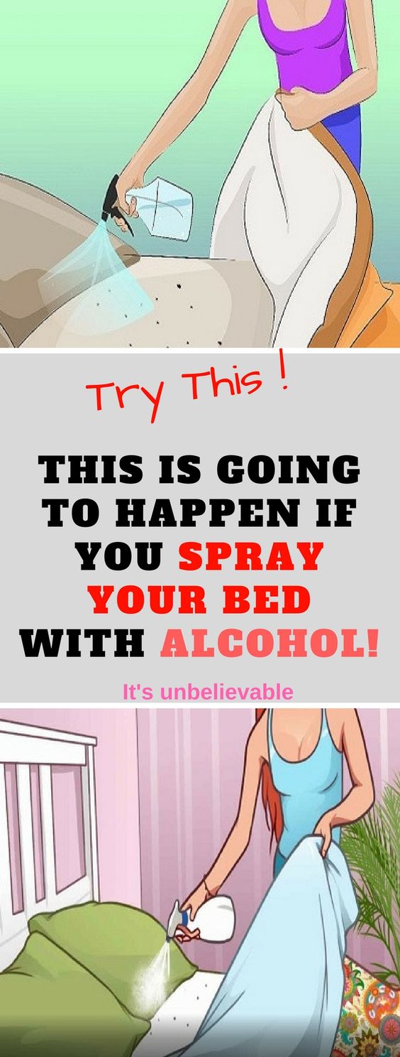 This Is Going to Happen If You Spray Your Bed with Alcohol! Health Hacks