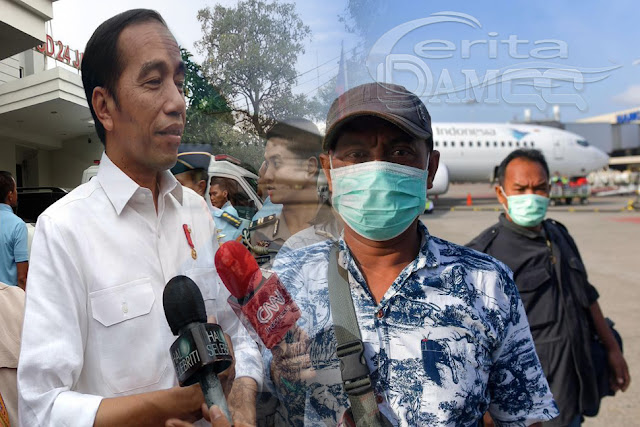 Jokowi Memastikan 238 Warga Dari Natuna Semua Sehat Dan Aman
