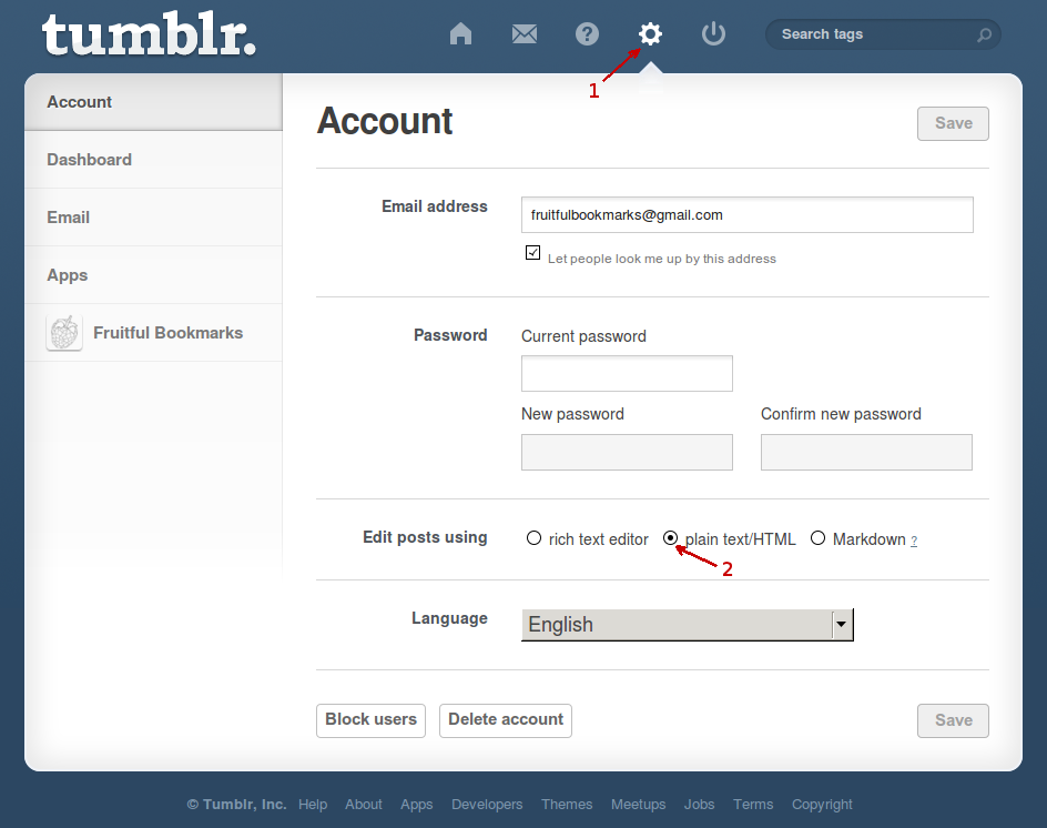 Ratings widget for Tumblr