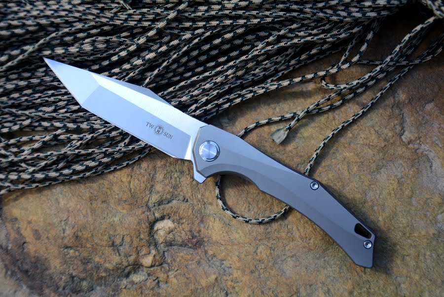 Новинки ножевой индустрии TS43 TWO SUN knife Night Morning design D2