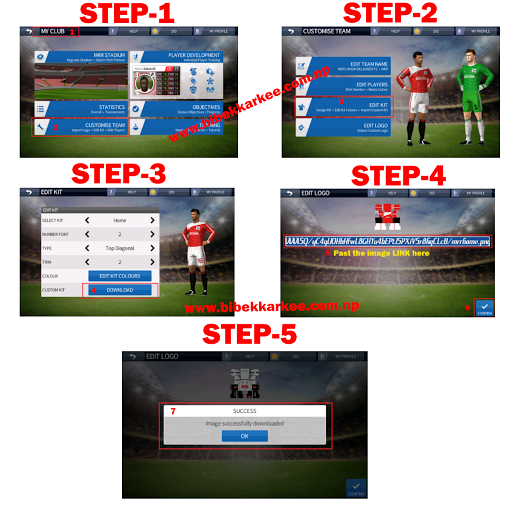 Nepal and MRR Kits for dream league soccer, Jersey In Dream League Soccer