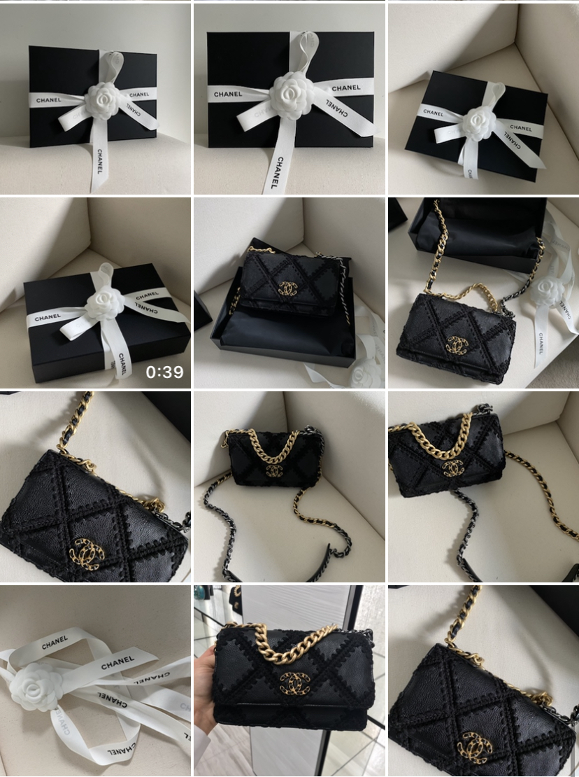 chanel timeless cc wallet on chain