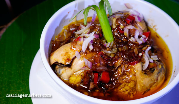 Bacolod food tourism - Cebu Pacific - Bacolod restaurants - Bacolod eats - Bacolod blogger - boneless lechon belly - visit Bacolod - Cebu Pacific promo fares - salted egg and dilis salad - Filipino food - MassKara Chicken - sweet and spicy balut