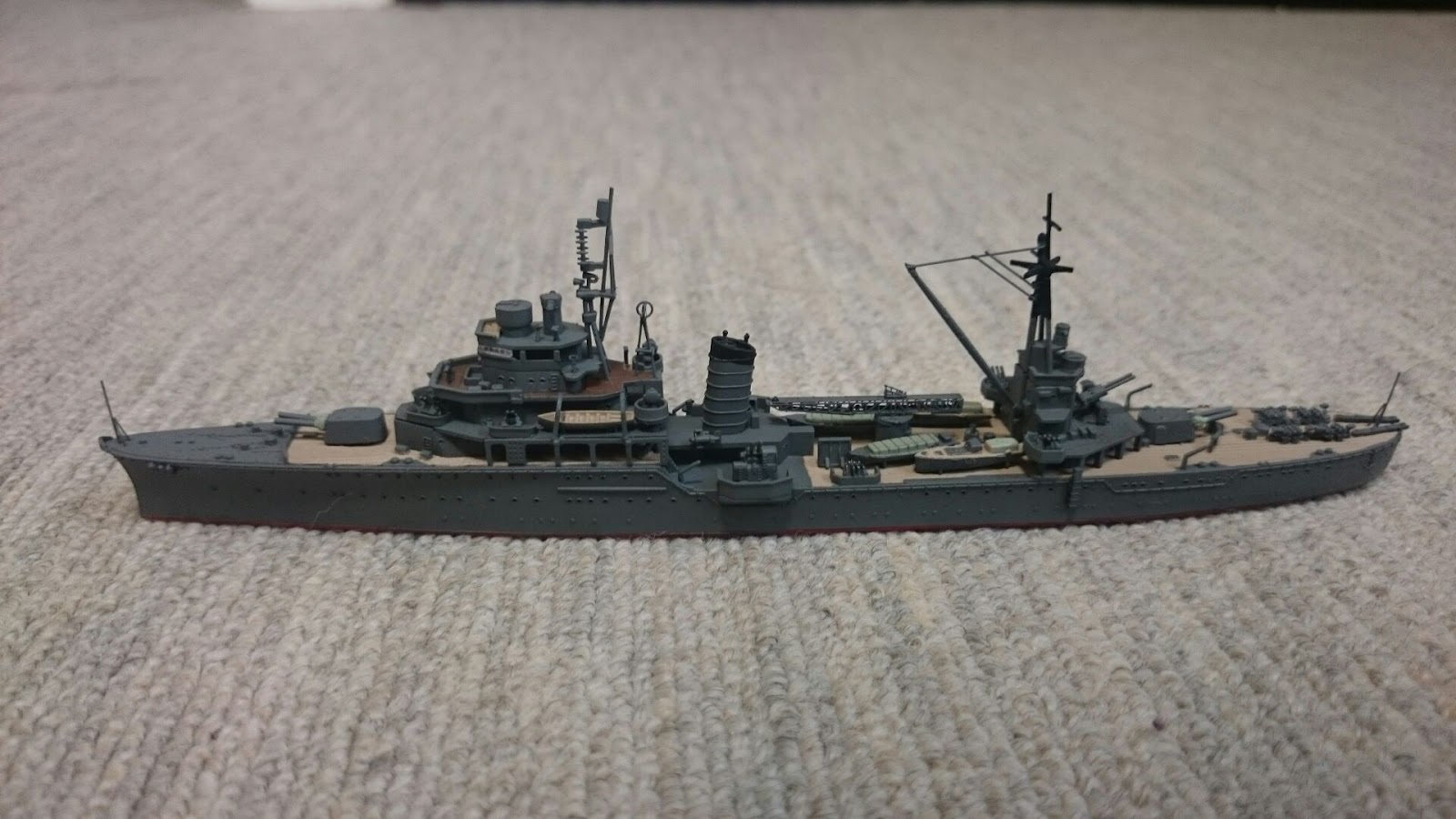 kumaの模型趣味: 練習巡洋艦鹿島 1945年時を製作