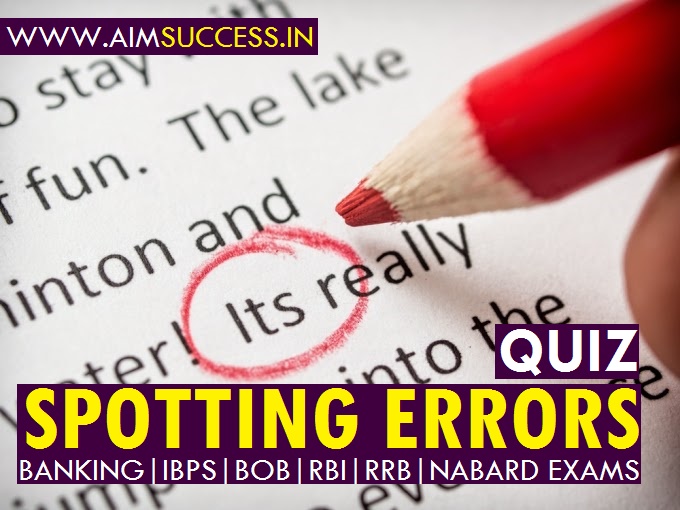 Spotting Error Quiz Explained with Answers