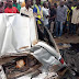 Two people was injured as container falls in Onitsha