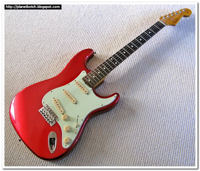 1990s Fender MIJ '62 reissue in Candy Apple Red