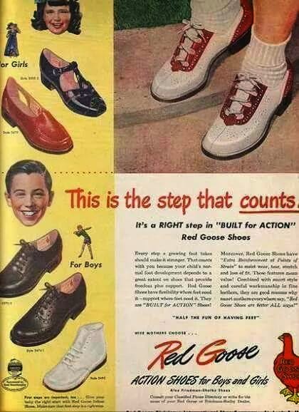 History's Dumpster: Red Goose Shoes