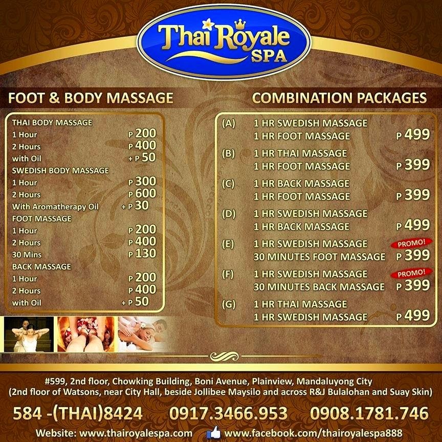 Let's Pamper Thai Royale Spa Review Vanity Room Philippines