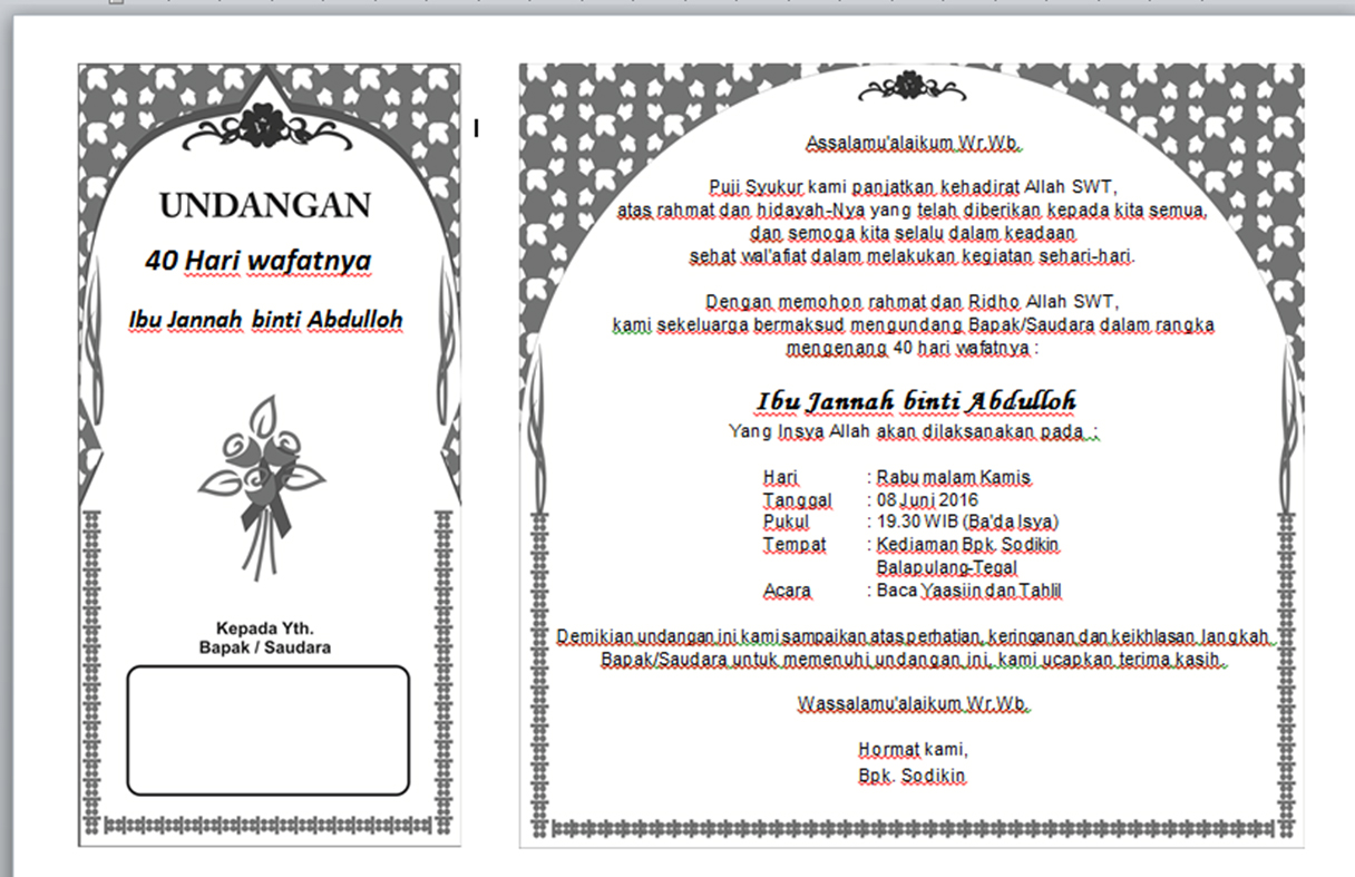 undangan tahlil word wood scribd indo jpg (1216x787)