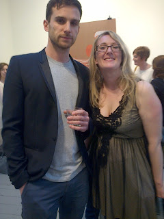 Helen A and Guy A Guy Berryman at Magne Furuholmen's Norwegian Wood exhibition