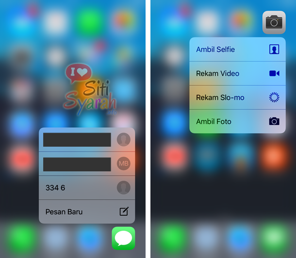 cara menggunakan 3D touch di iPhone