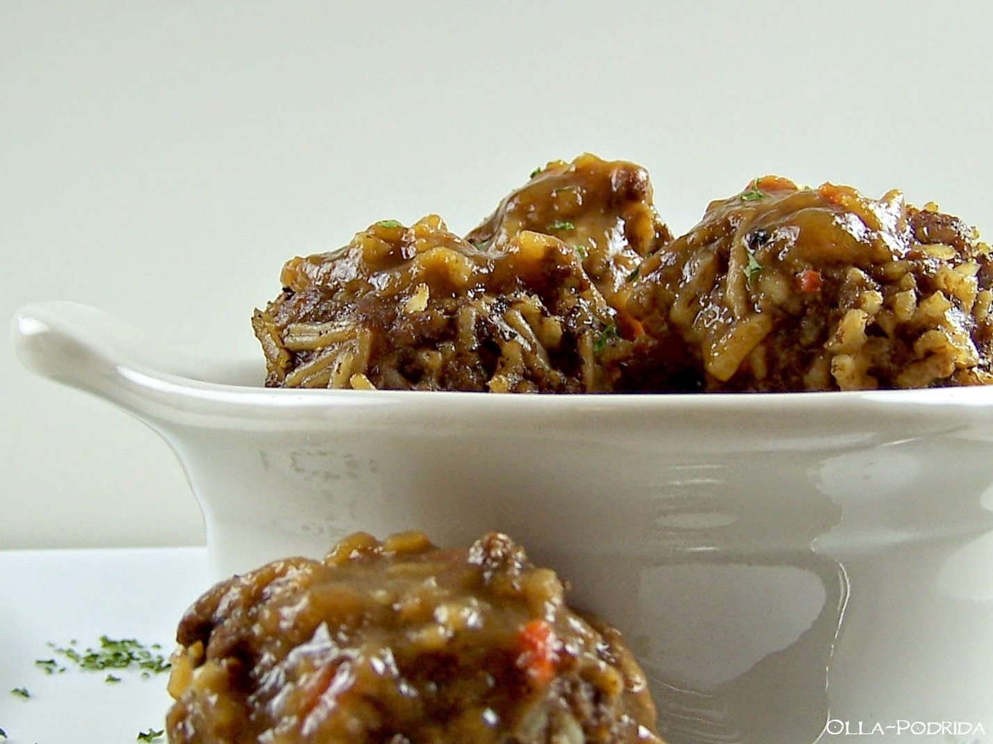 Olla-Podrida: Beef Porcupines