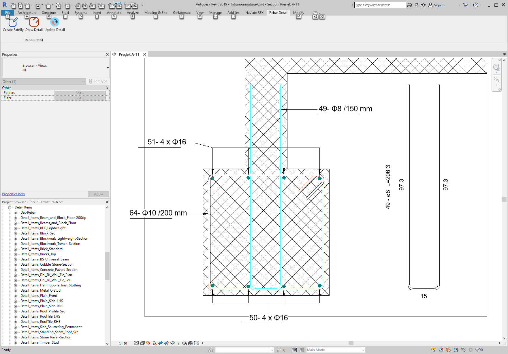 Revit AddOns Rebar Detailing