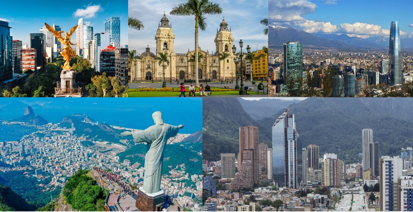 ¿Cuáles son las ciudades más pobladas de Latinoamérica?