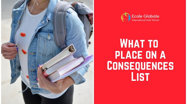 What to place on a consequences list