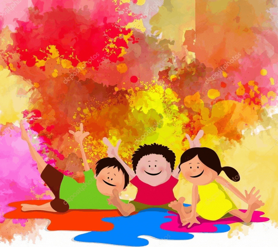 animated holi pictures