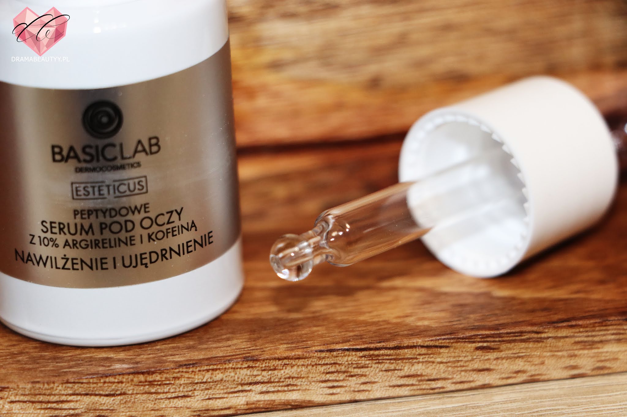 RECENZJA BasicLab Peptydowe Serum Pod Oczy z 10 Argireliną i