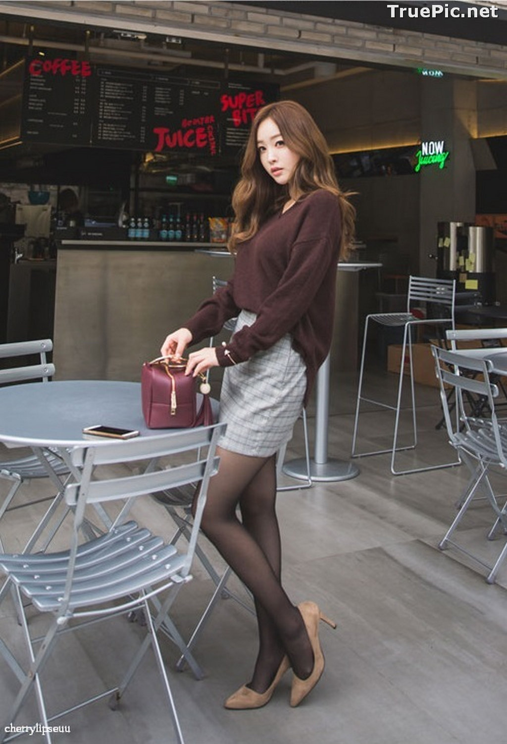 Image Korean Fashion Model - Ji Hyun - Casual Outdoor Collection - TruePic.net - Picture-9