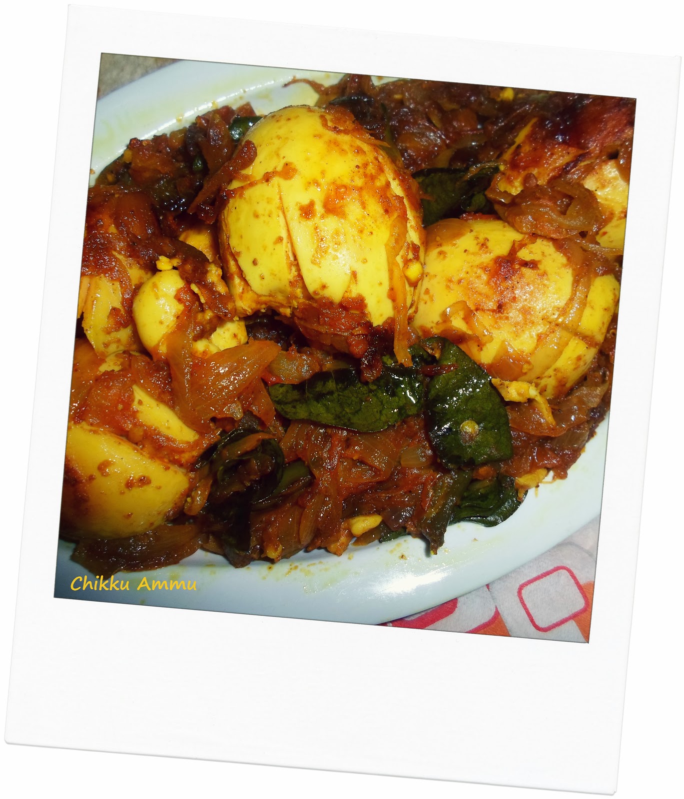 Chikkus Kitchen : Egg Masala Recipe / Egg Roast Recipe